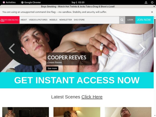 Access To Boys Smoking