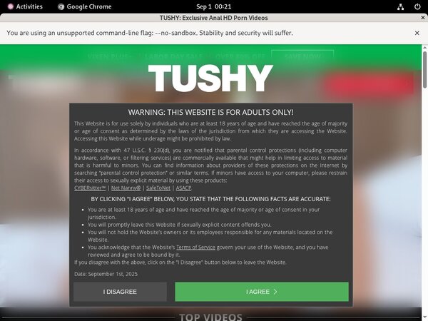 Accounts Free Tushy