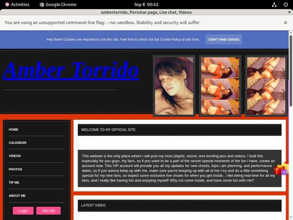 Ambertorrido Login Codes