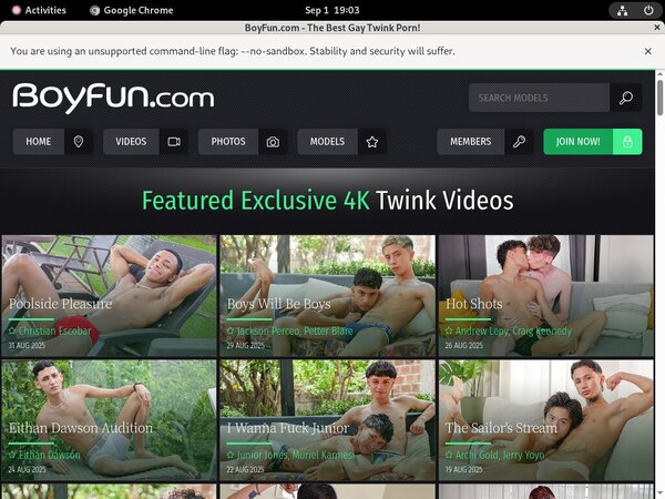 Boyfun Free Passes