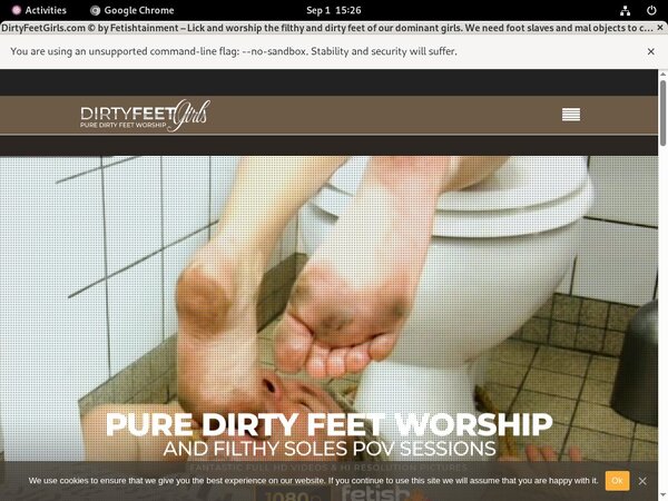 Dirty Feet Girls Accounta