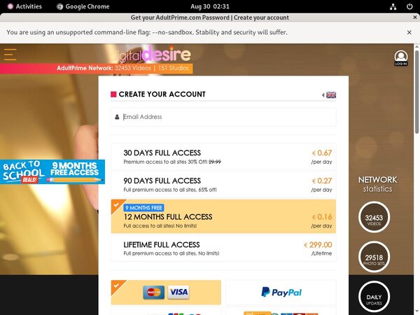 Discount Digital Desire Trial
