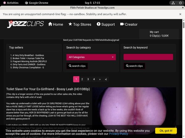 Filth Fetish Studios New Videos
