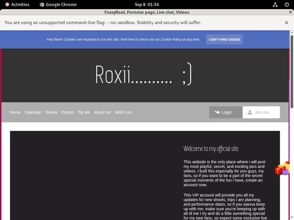 FoxxyRoxii Net