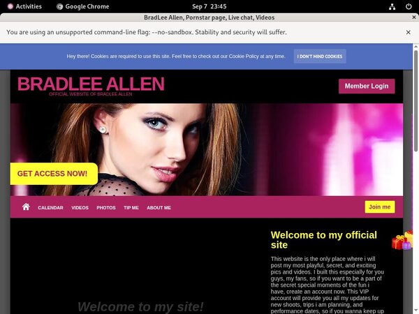 Free BradLeeAllen Sign Up