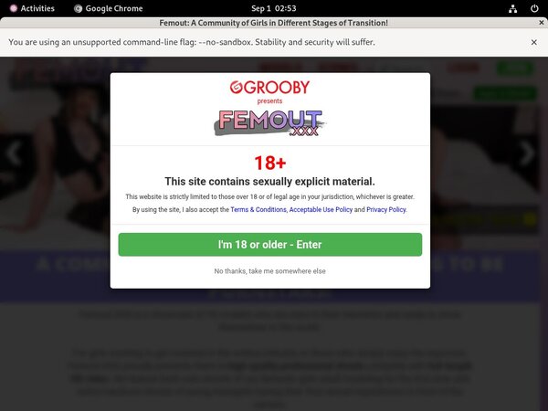 Free Femout XXX Discount Trial