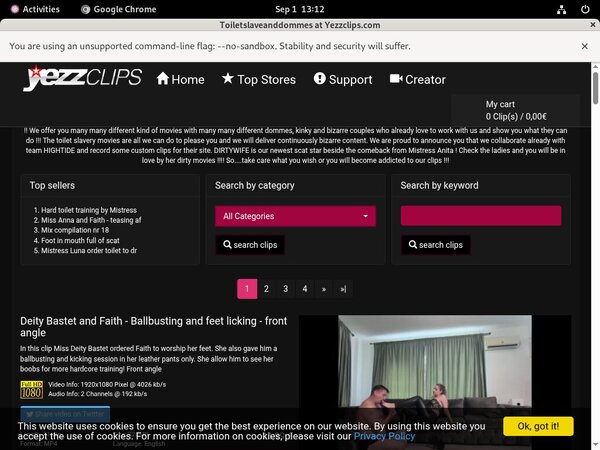 Free Pass For Yezzclips.com