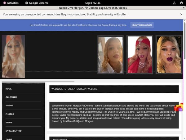 Free Users For Queen Diva Morgan