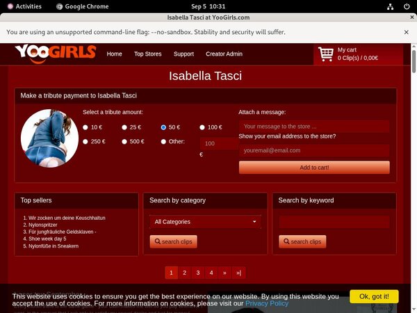 Free Working Yoogirls.com Account