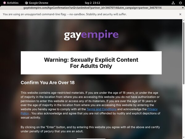 Gay Empire Unlimited Full Scene