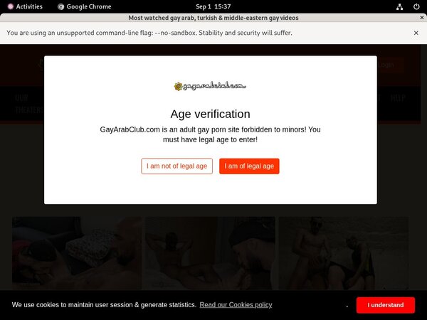 Gayarabclub Login Information