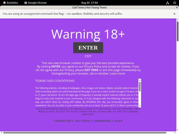 Get Cali Teens Trial Free