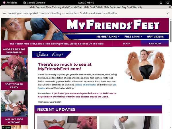 Get Myfriendsfeet.com Discount Offer