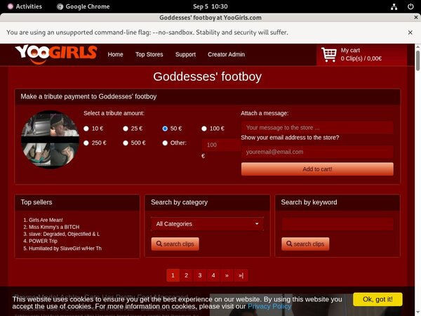 Goddessesfootboy Instant Access