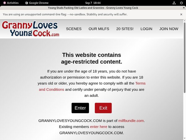Grannylovesyoungcock.com Member Discount