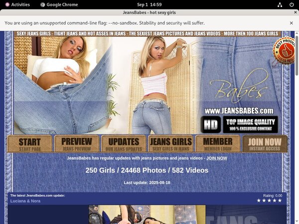 Jeansbabes.com Facebook