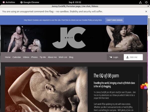 Jonnycockfill.modelcentro.com 2019