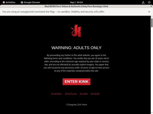 Kink Unlimited Account Information