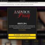 Ladyboypussy Free Trial Acc