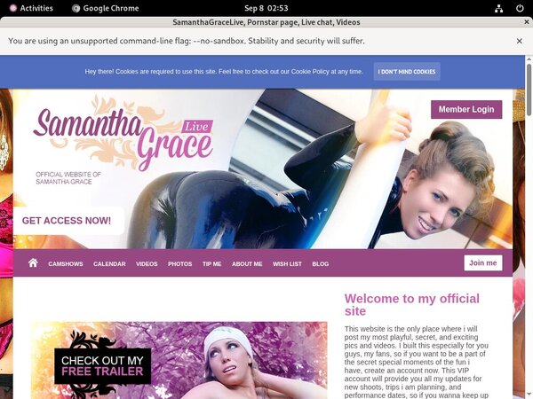 Log In Samanthagracelive.modelcentro.com