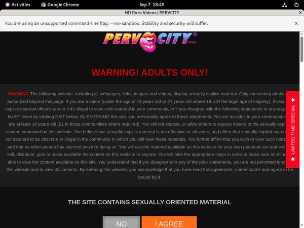 New Perv City Discount Deal