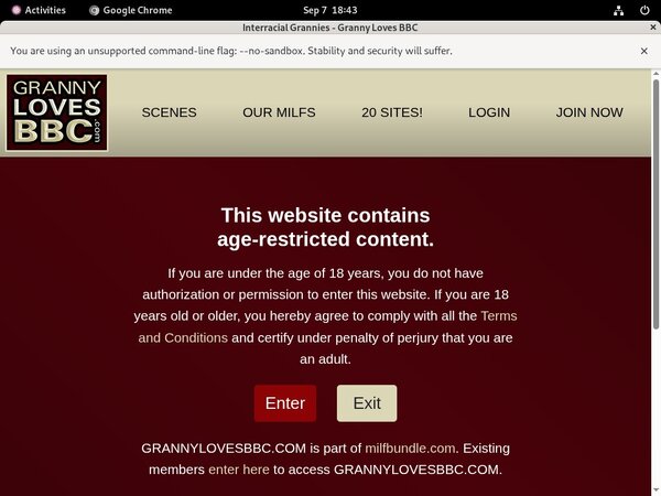 Password Granny Loves BBC