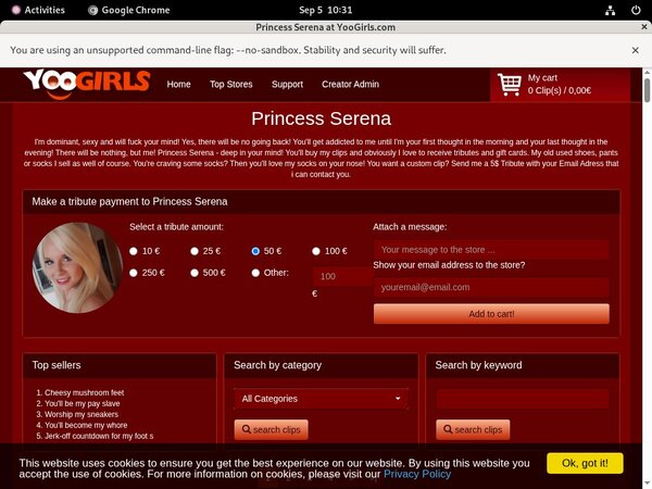 PrincessSerena Ccbill Pay