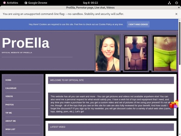 ProElla Hacked Account