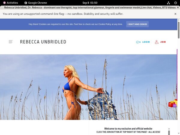 Rebecca  Unbridled Premium Account Login