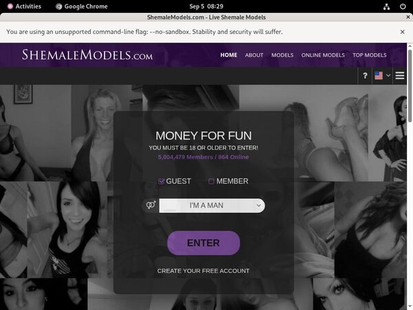 Shemalemodels Paypal Trial