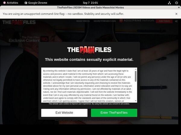 Thepainfiles.com Gratis Password