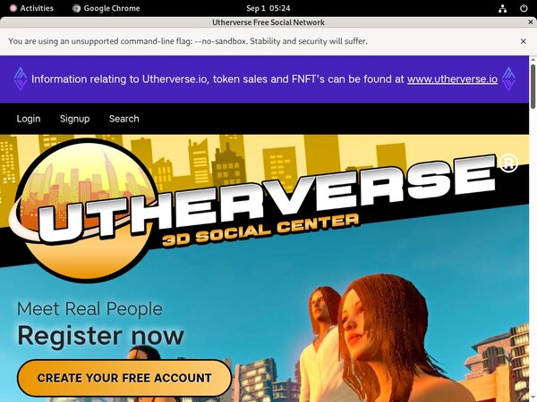 Utherverse.com Accounts And Password