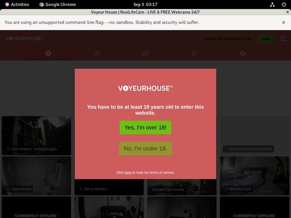 Voyeurhouse.com Trial Membership