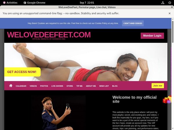 WeLoveDeeFeet Deal Offer