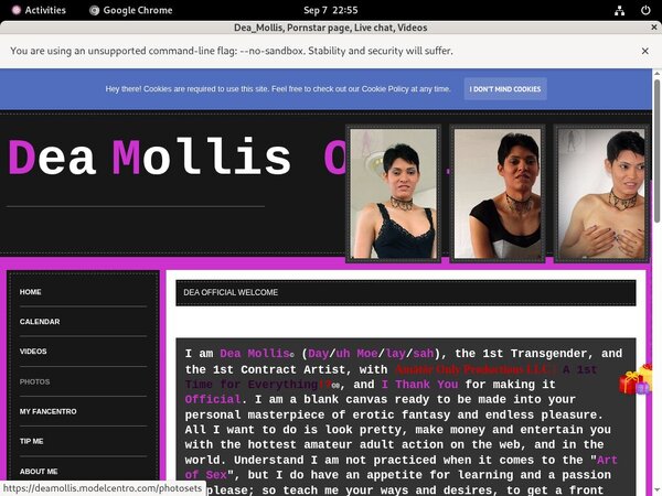 ?sex Dea_Mollis ?sex Dea_Mollis