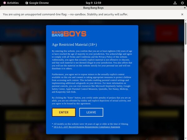 Bangbangboys.com Lingerie